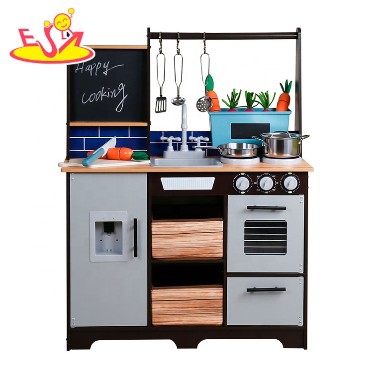 Wooden play kitchen sale sale