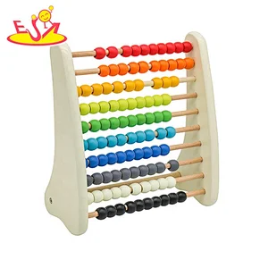 New hottest kids preschool wooden counting toy with beads W12A045