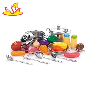 wholesale 23 PCS kids plastic toy kitchen accessories with pots M03A005