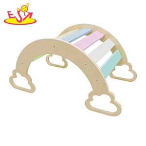 Customize colored wooden balance rocker for kids W08K292