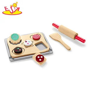 New arrival simulation wooden play baking set for children W10B341