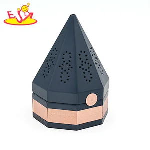 2021new release wholesale cheap Incense burner top wooden W02A357