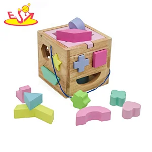 New Montessori Educational Kids Wooden Shape Sorter Toy For Children W12D205