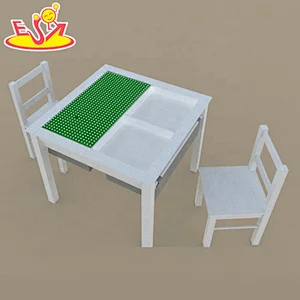 Most popular kindergarten Wooden table and chairs for kids W08G304