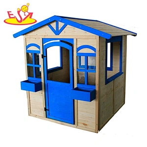 Most popular outdoor wooden house toys for kids garden playing W01D086
