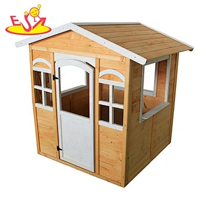 2021Top sale outdoor wooden house toys for kids garden playing W01D084