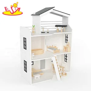 2021 new sale wood doll house  toys for pretend play  W06A404