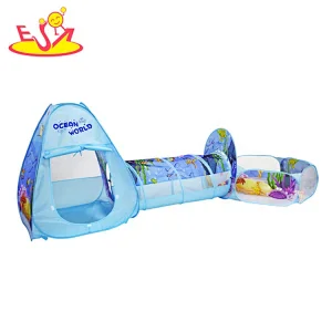 most popular folding crawl playhouse play tunnel toy for kids W08L016