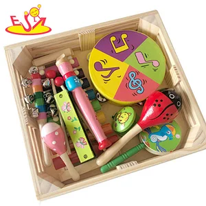 2021new creative wooden musical instruments kit toy for preschool kids W07A170