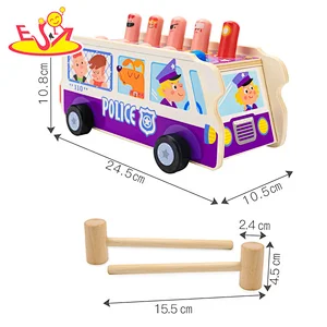 2021 new hottest musical wooden instrument beat toys for toddlers W11G075