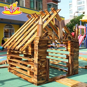 410PCS Outdoor wooden building blocks castle W01D093