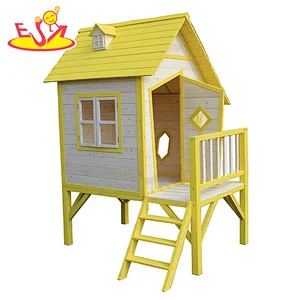 2021 New hottest backyard large wooden playhouse for Kids outdoor play W01D081B