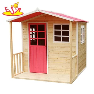 Wholesale great sale outdoor wooden house for kids palying W01D088B
