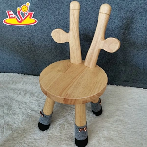 New design animal shape kids chair deer horn shape chair back W08G309