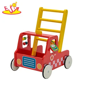 2021 New hottest  Wholesale wooden baby push walker multi-function wooden baby push walker for sale W16E160