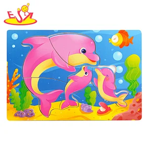 Wooden wooden animal shape puzzle W14D219