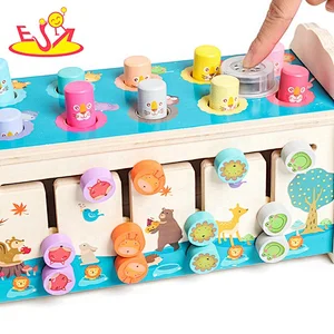 Hot sale children funny wooden beat toys for indoor play W11G080