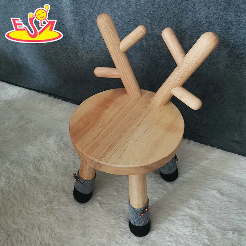New design animal shape kids chair cute cartoon chair back for kids W08G312