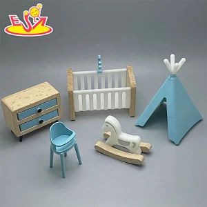 Kids wholesale doll house furnitures for pretend play W06B111