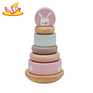 2021 Best-selling wooden stacking blocks game for kids W13D295