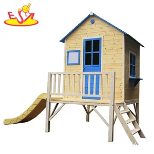 High grade simulation outdoor wooden house toys for kids garden playing W01D079A