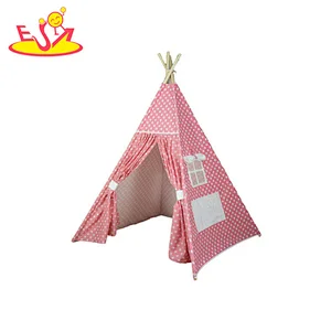 Wholesale outdoor and indoor girls teepee play tent for children W08L074