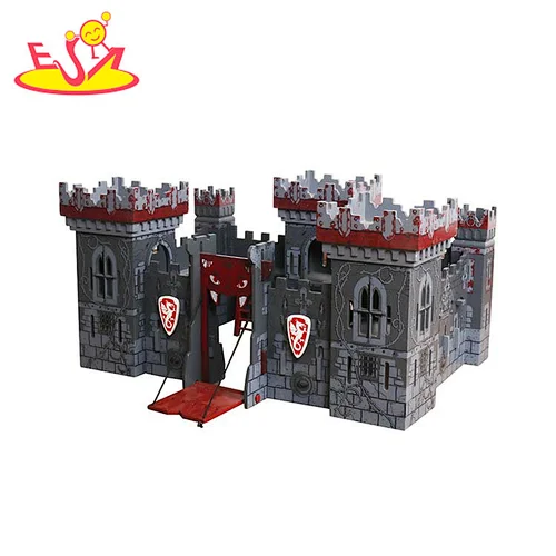 Customize educational blocks toys children wooden toy castles for boys W06A484