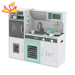 2022 Hot Selling Toddler Pretend Play Kids Wooden Toy Kitchen Set With Sounds Light W10C718
