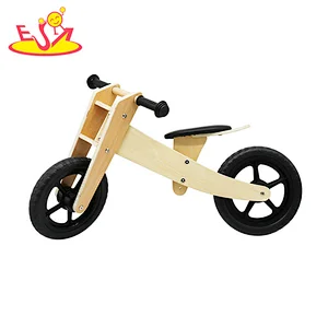 Einfaches Design Umweltfreundliche Holz Balance Bike Roller für Kinder W16C333B