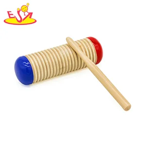 Hot selling kids percussion musical instrument wooden tone block toy W07J044