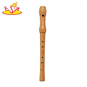 Hot selling music toys educational wood flute toy for children W07D024