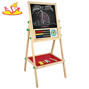 Multifunctional education toys wooden abacus drawing board for kids W12B224
