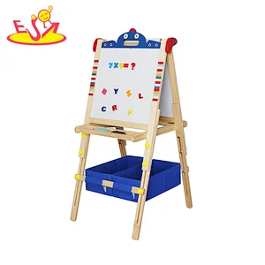New arrive educational double sides wooden sketch board toy for kids W12B225
