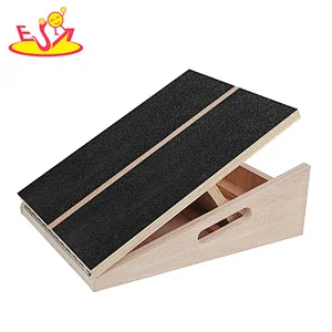 Popular Foot Calf Stretching Exercise Non-slip Adjustable Wooden Incline Board W01F095