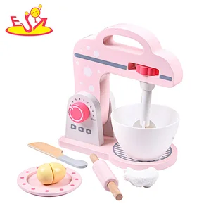 Wholesale Pretend Play Simulation Kitchenware Wooden Mixer Toy For Kids W10D525
