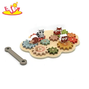 Neues Design Macaron niedliches hölzernes Spielküchenspielzeug für Kinder W10C582