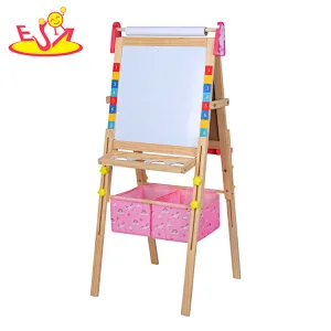 High Quality Double-sided Art Easel Adjustable Wooden Drawing Board For Kids W12B232