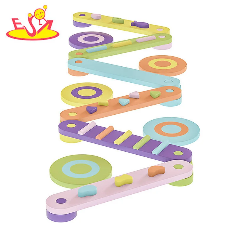 High Quality Fitness Sports Toy Wooden Balance Beam Set For Kids