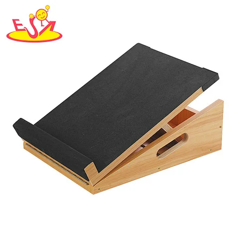 Hot Sale Portable Foot Stretcher Non-Slip Wooden Slant Board With Handle W01F099