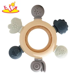 Nuevo diseño Macaron lindo juguete de cocina de madera para niños W10C582