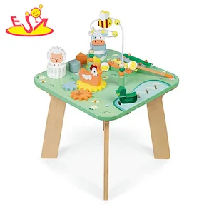 Popular Multifunctional Early Learning Toy Wooden Activity Table For Kids W12D482
