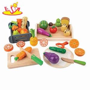 Новый дизайн Macaron, милая деревянная кухонная игрушка для детей W10C582
