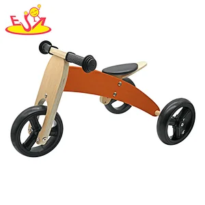 Whoelsale Educational Ride-on Toy 3 Wheels Wooden Balance Bike For Kids W16C223B