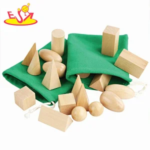 Hot Selling Geometric Shape Cognition Wooden Blind Grabbing Blocks For Kids W13E243