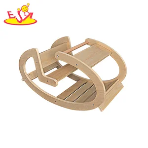 Montessori Balance Educational Ride On Toy Wooden Rocking Chair For Kids W01F045