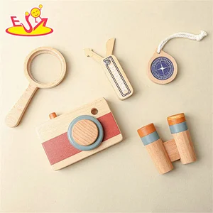 New Arrival Outdoor Adventure Pretend Play Wooden Explore Toy Set For Kids W10D692