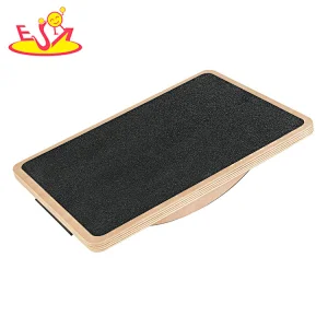 New Design Indoor Fitness Stability Training Wooden Rectangle Balance Board W01F080