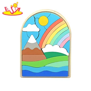 Nuevo diseño Macaron lindo juguete de cocina de madera para niños W10C582