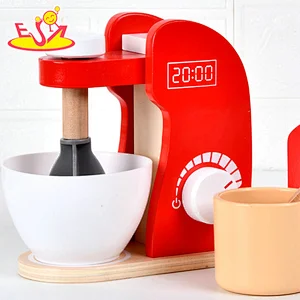 High Quality Kids Kitchen Pretend Play Cooking Set Wooden Blender Toy W10D530