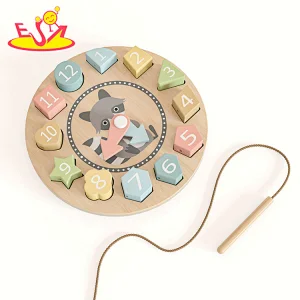 Nuevo diseño Macaron lindo juguete de cocina de madera para niños W10C582